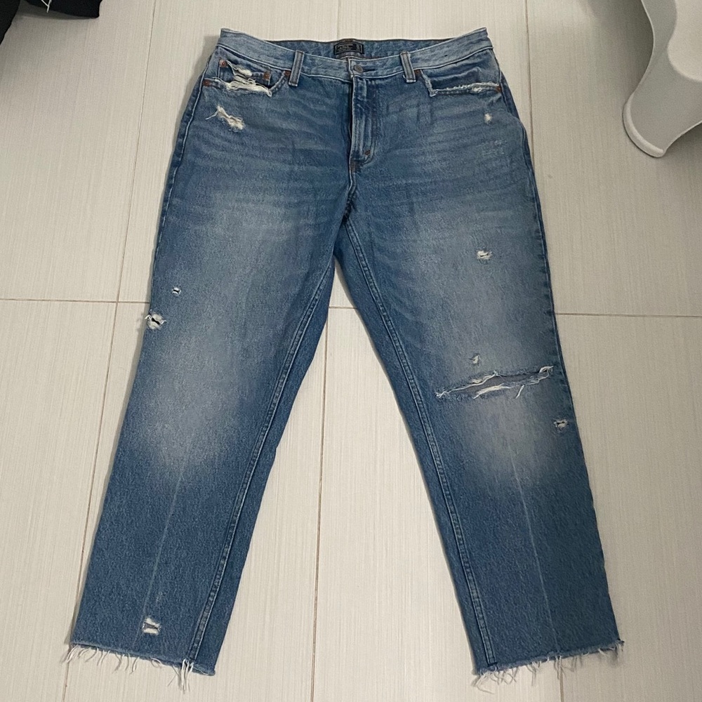 A&F High Waisted Mom Jeans